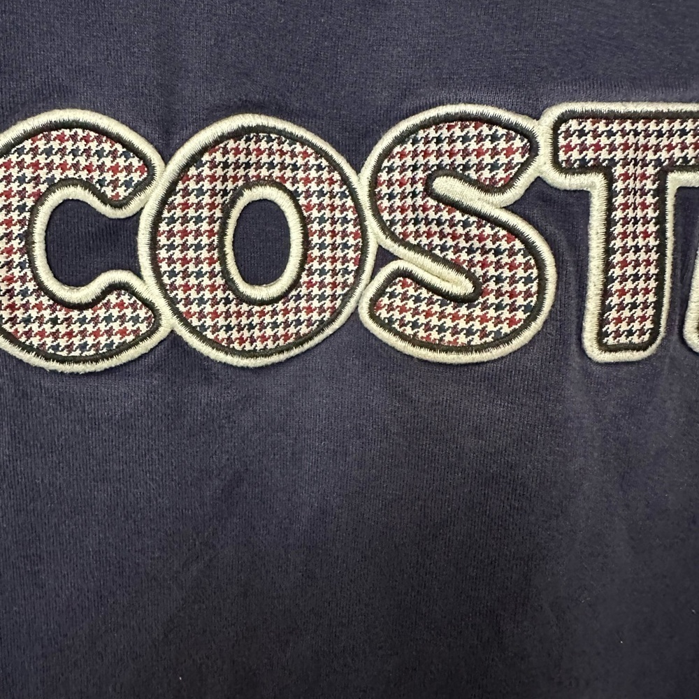 Lacoste Men’s Blue T-Shirt size X-Large Regular Fit raised “Lacoste” print logo - Picture 3 of 5